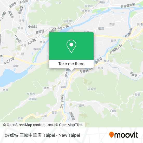 詩威特 三峽中華店 map