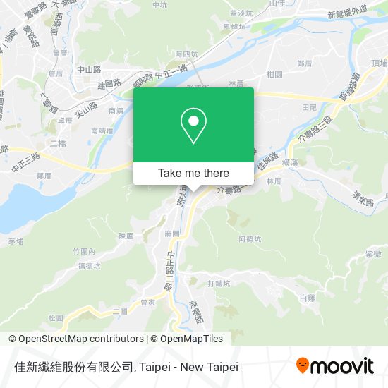 佳新纖維股份有限公司地圖
