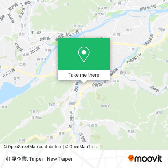 虹晟企業 map