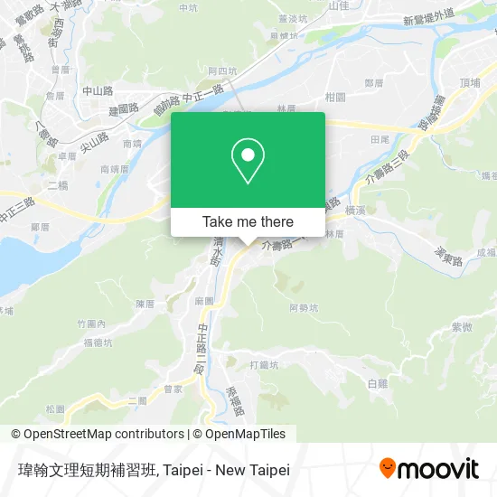瑋翰文理短期補習班地圖