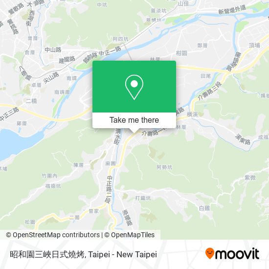 昭和園三峽日式燒烤 map