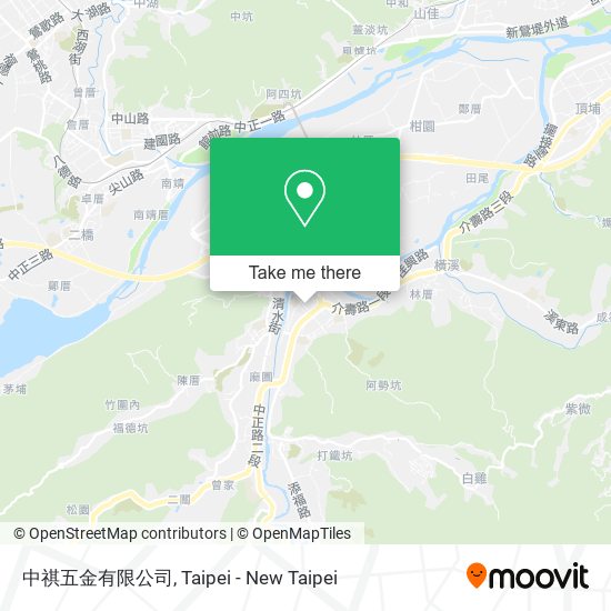 中祺五金有限公司 map