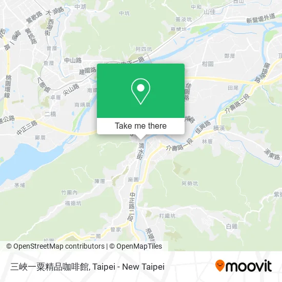 三峽一粟精品咖啡館地圖