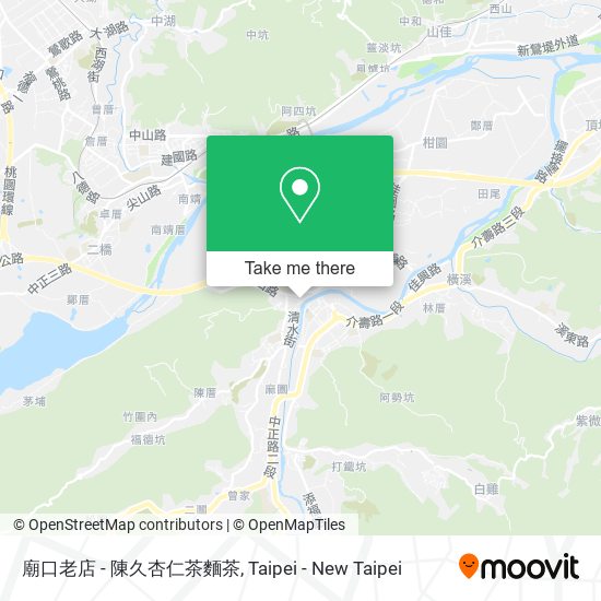 廟口老店 - 陳久杏仁茶麵茶 map