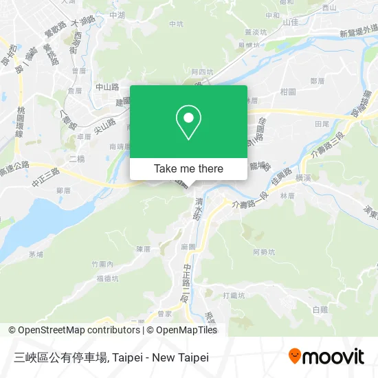 三峽區公有停車場 map