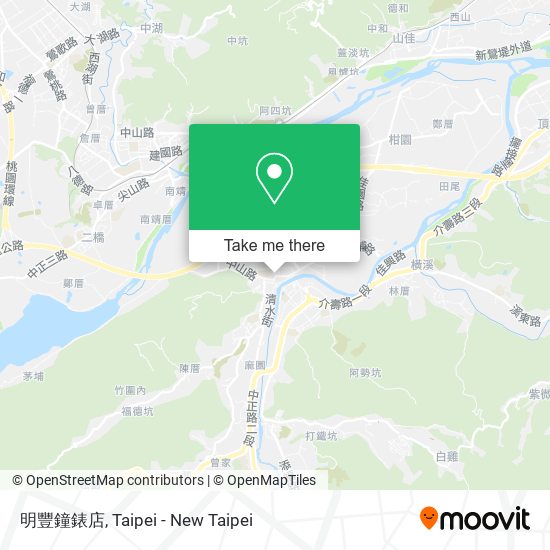 明豐鐘錶店 map