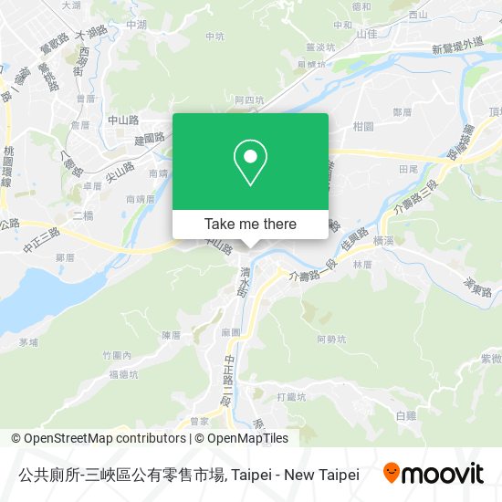 公共廁所-三峽區公有零售市場 map