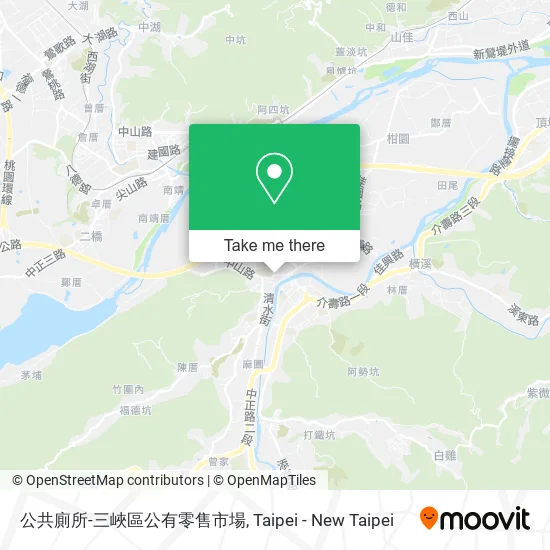公共廁所-三峽區公有零售市場 map