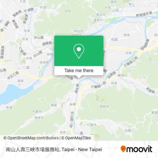 南山人壽三峽市場服務站 map