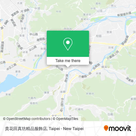 貴花田真坊精品服飾店地圖
