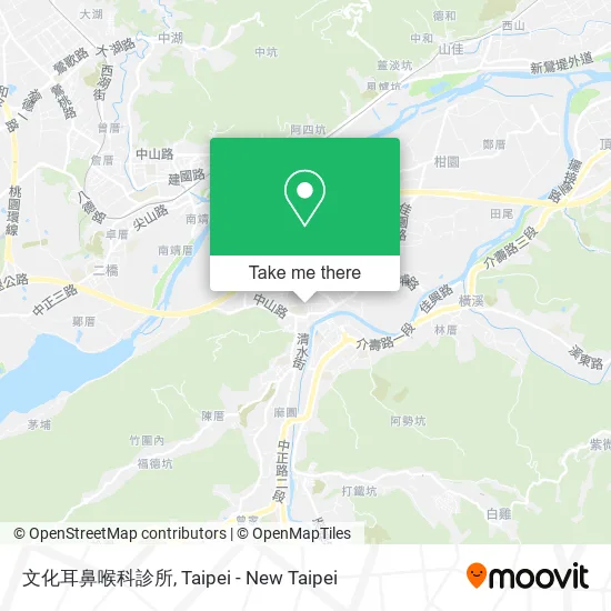 文化耳鼻喉科診所地圖
