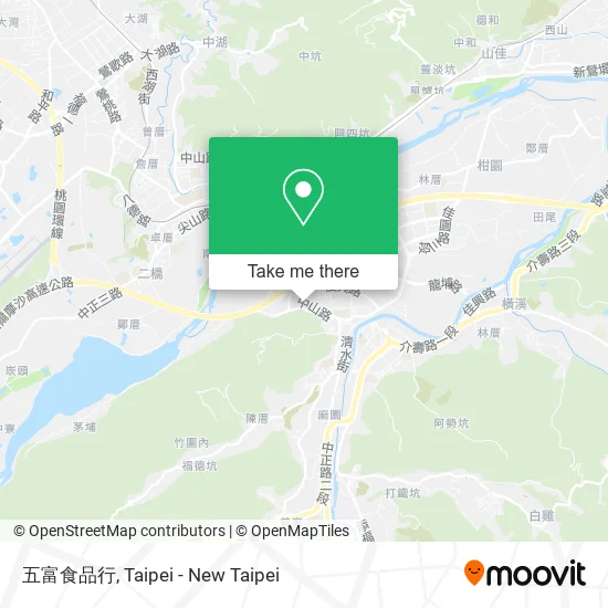 五富食品行地圖