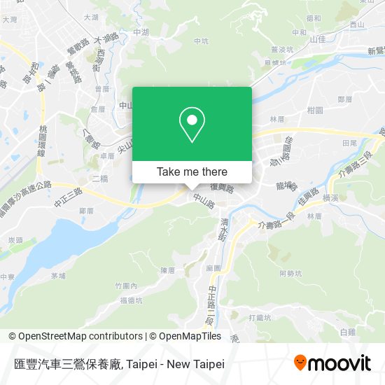 匯豐汽車三鶯保養廠地圖