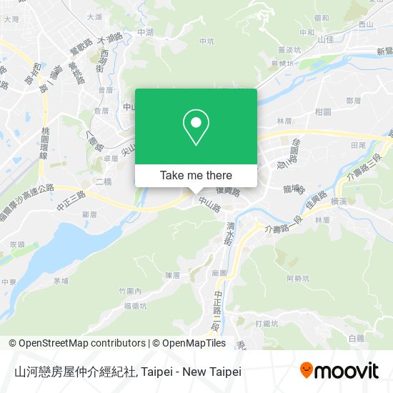 山河戀房屋仲介經紀社地圖