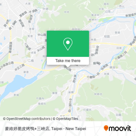 麥維婷脆皮烤鴨+三峽店 map