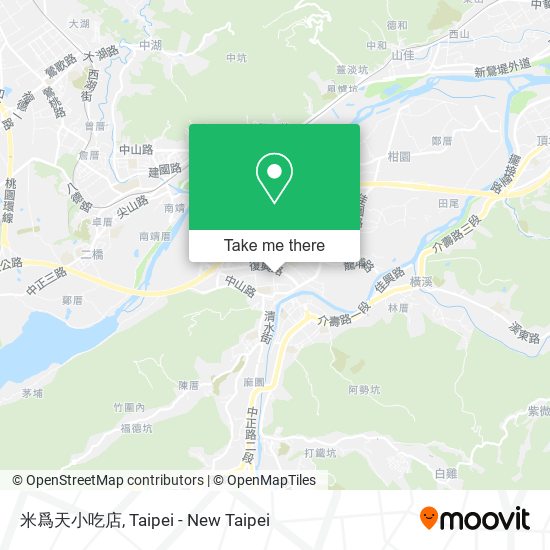 米爲天小吃店 map