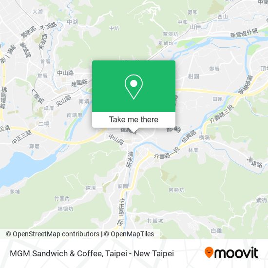 MGM Sandwich & Coffee map