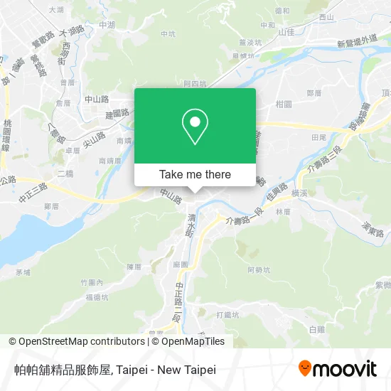 帕帕舖精品服飾屋地圖