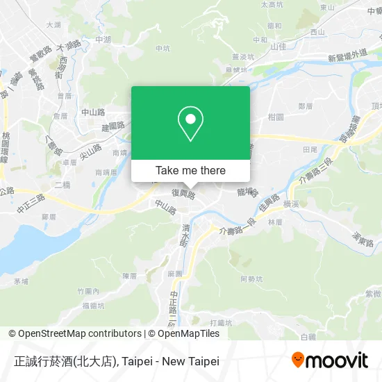 正誠行菸酒(北大店) map