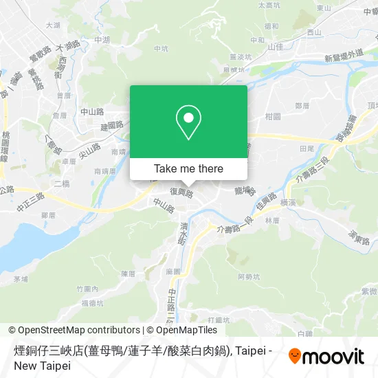煙銅仔三峽店(薑母鴨/蓮子羊/酸菜白肉鍋) map