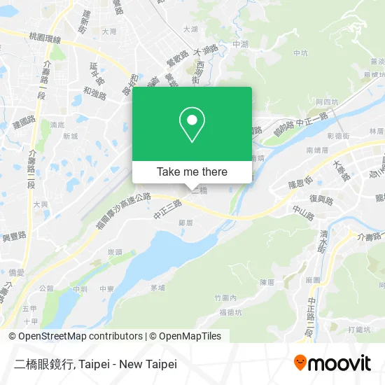 二橋眼鏡行地圖