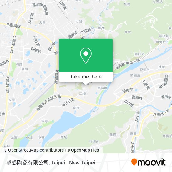 越盛陶瓷有限公司 map