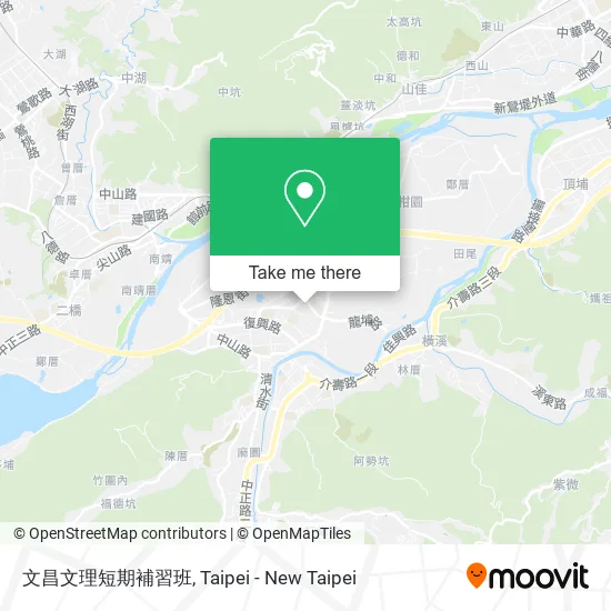 文昌文理短期補習班地圖