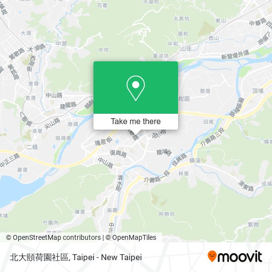 北大頤荷園社區 map