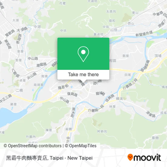 黑霸牛肉麵專賣店 map