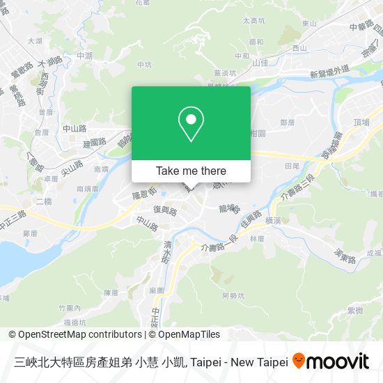 三峽北大特區房產姐弟 小慧 小凱 map