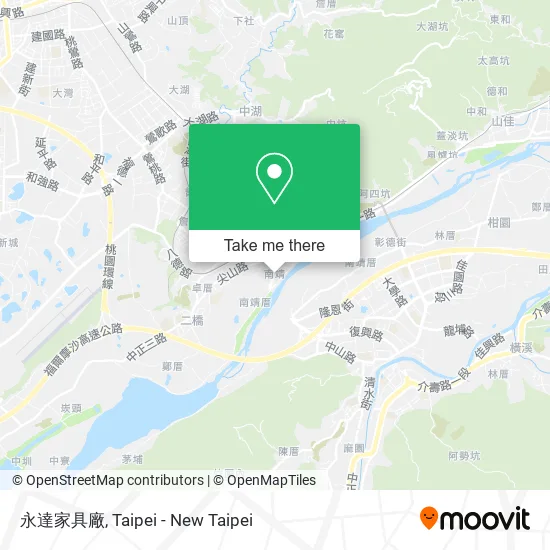 永達家具廠地圖