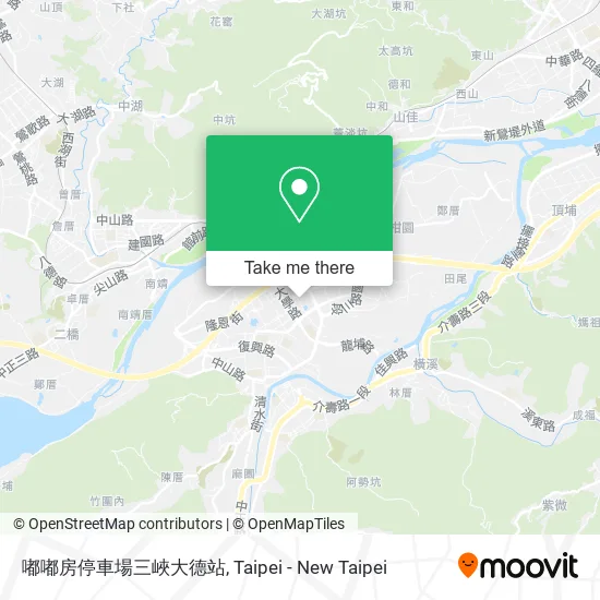 嘟嘟房停車場三峽大德站 map