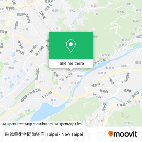 歐德藝術空間陶瓷店 map