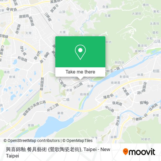興喜錦釉 餐具藝術 {鶯歌陶瓷老街}地圖