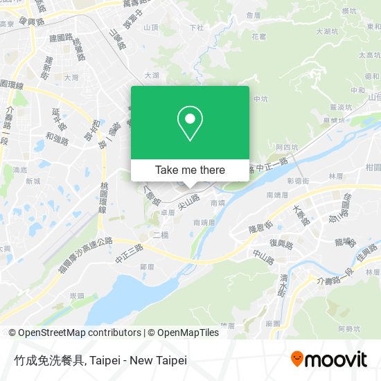 竹成免洗餐具地圖