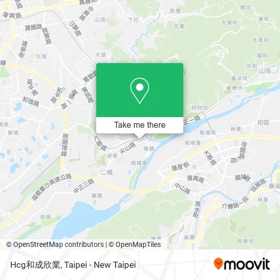 Hcg和成欣業 map