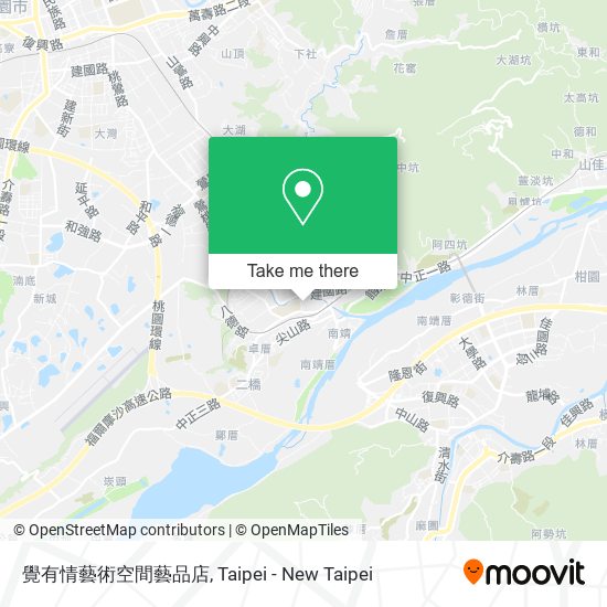 覺有情藝術空間藝品店地圖