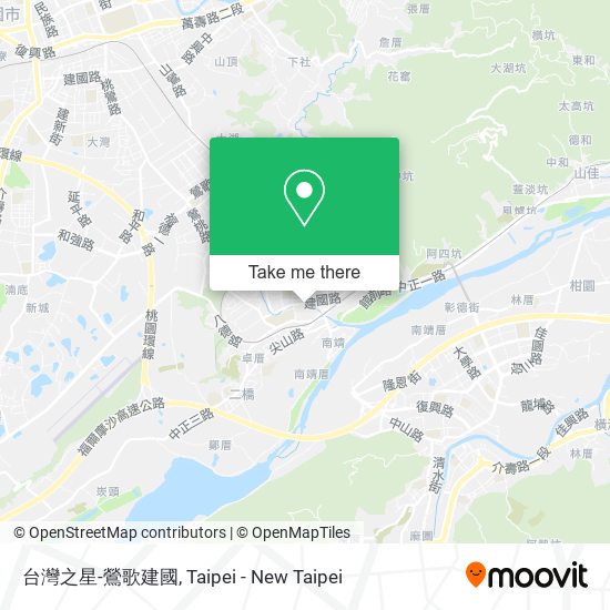 台灣之星-鶯歌建國地圖