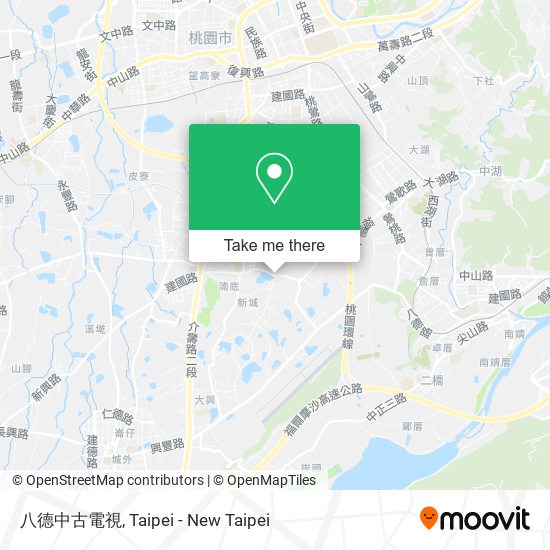 八德中古電視 map