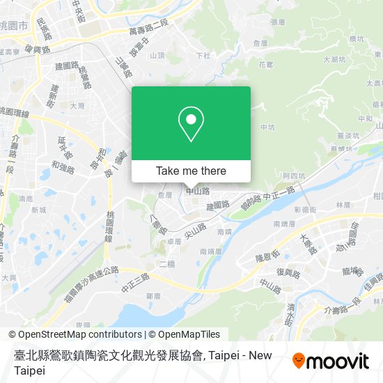 臺北縣鶯歌鎮陶瓷文化觀光發展協會地圖