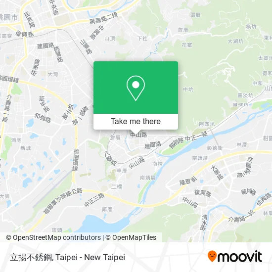 立揚不銹鋼地圖