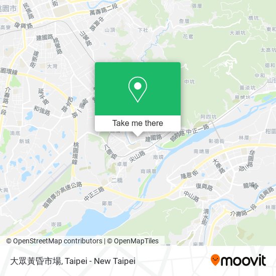 大眾黃昏市場 map