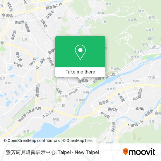 鶯芳廚具燈飾展示中心地圖