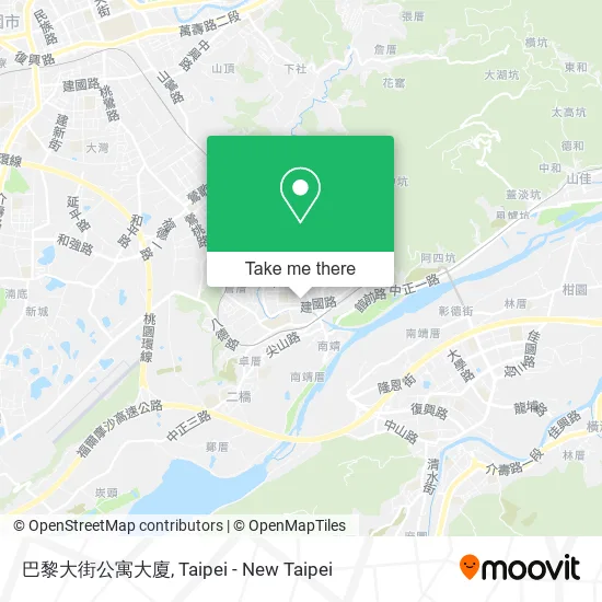 巴黎大街公寓大廈地圖