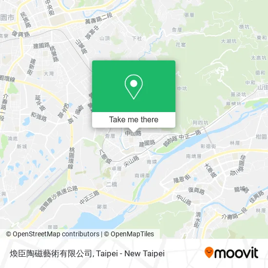 煥臣陶磁藝術有限公司地圖