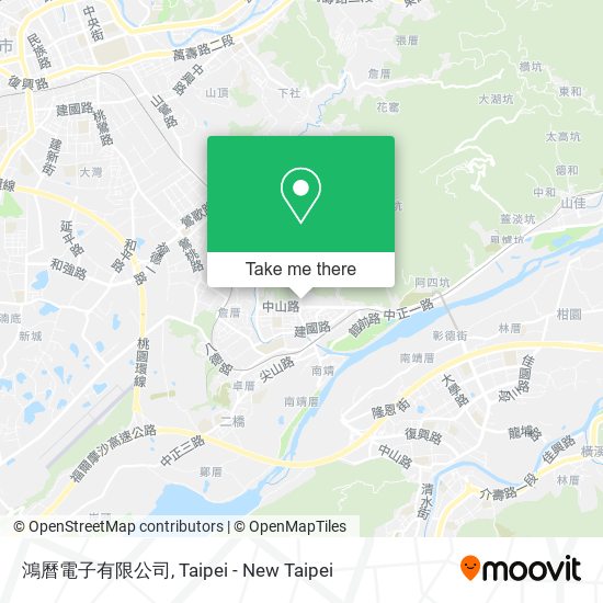 鴻曆電子有限公司 map