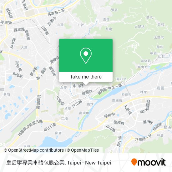皇后驅專業車體包膜企業地圖