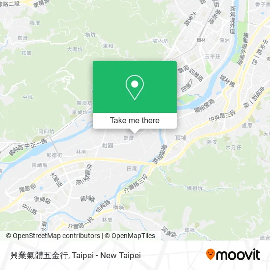 興業氣體五金行地圖