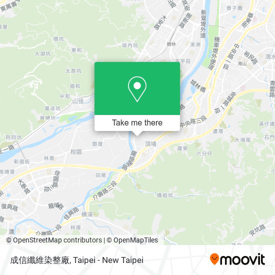 成信纖維染整廠 map