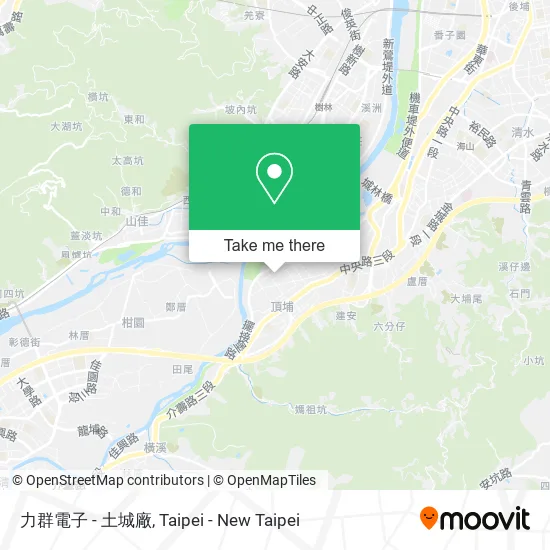 力群電子 - 土城廠地圖